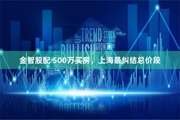 金智股配 500万买房，上海最纠结总价段