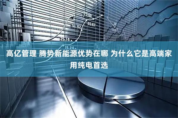 高亿管理 腾势新能源优势在哪 为什么它是高端家用纯电首选