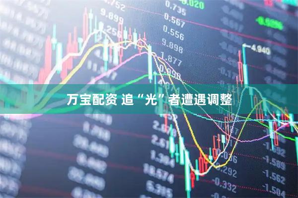 万宝配资 追“光”者遭遇调整