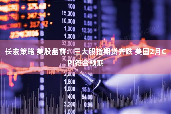 长宏策略 美股盘前：三大股指期货齐跌 美国2月CPI符合预期