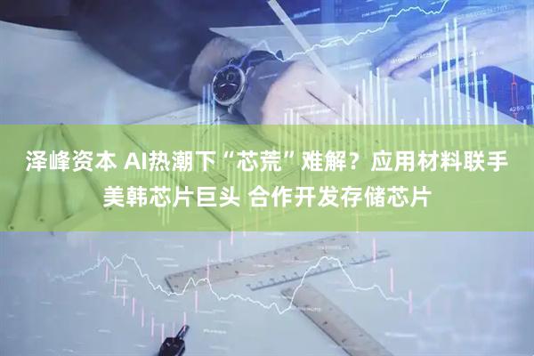 泽峰资本 AI热潮下“芯荒”难解？应用材料联手美韩芯片巨头 合作开发存储芯片